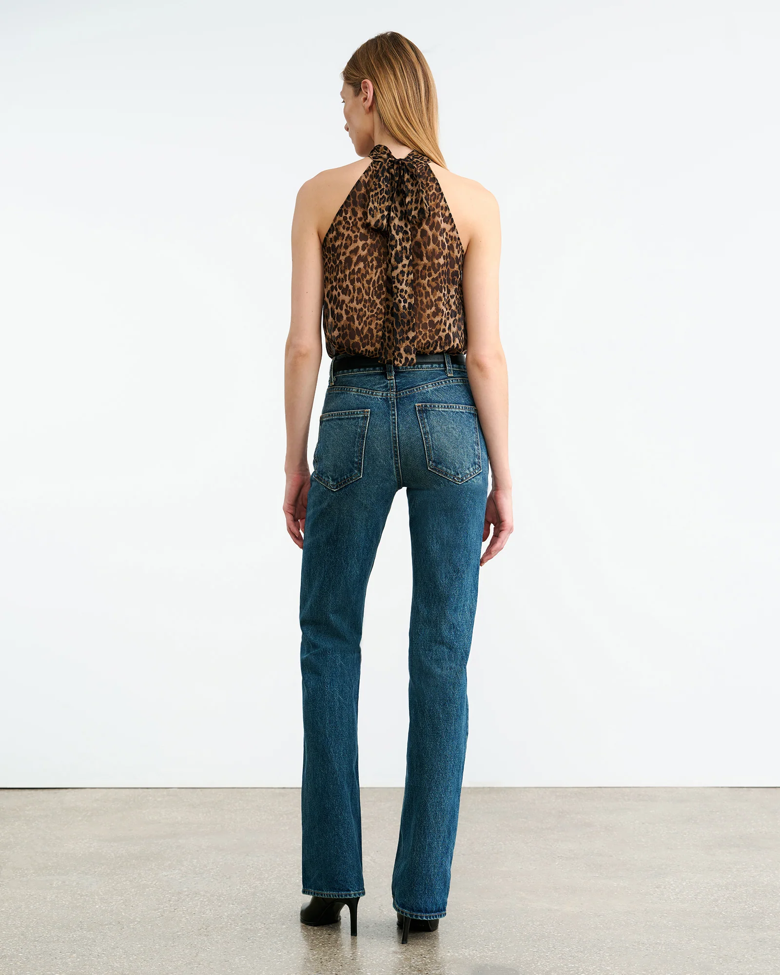 ALLA SILK HALTERNECK TOP - Image 10