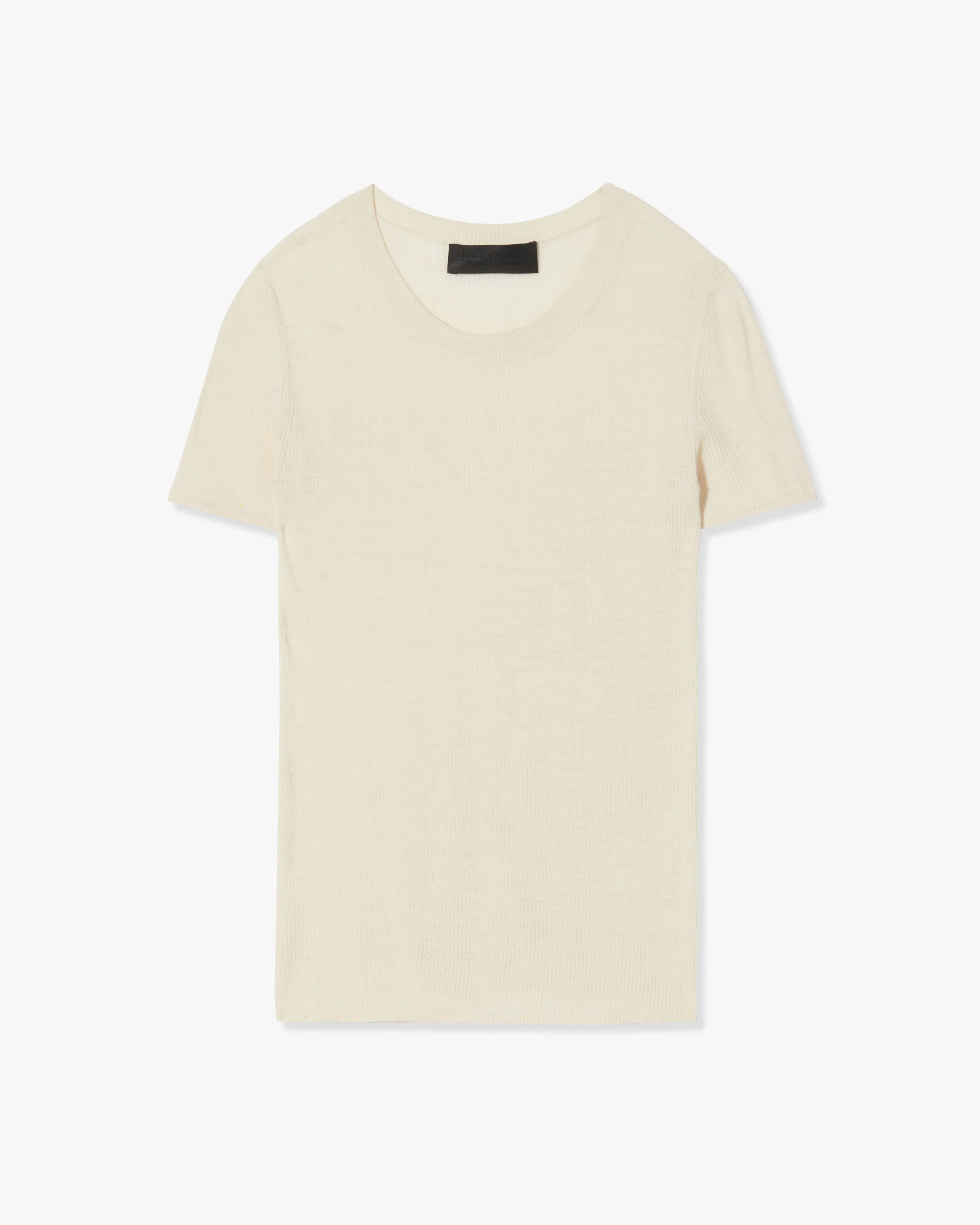 HETTIE SILK KNIT TEE - Image 7