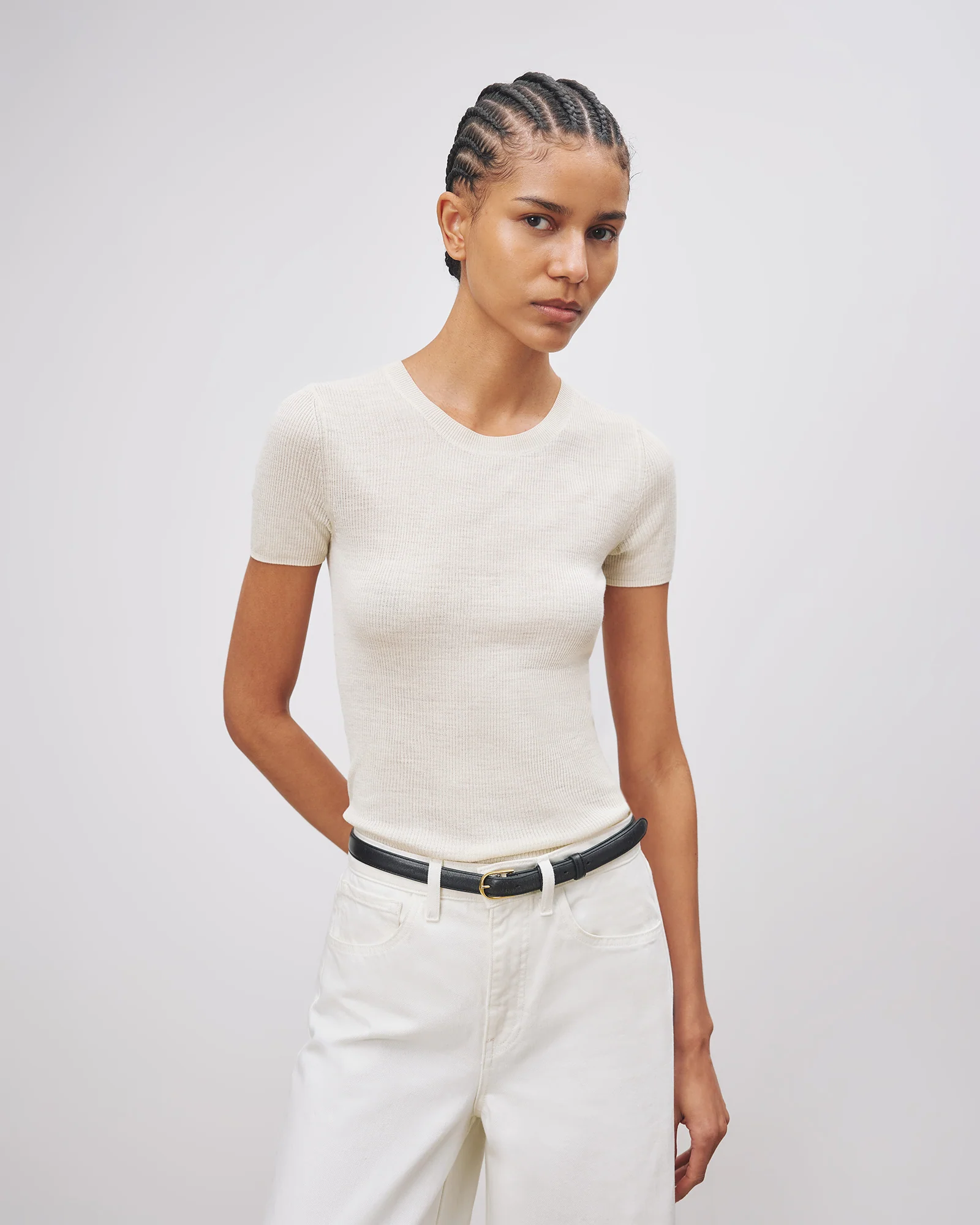 HETTIE SILK KNIT TEE - Image 8