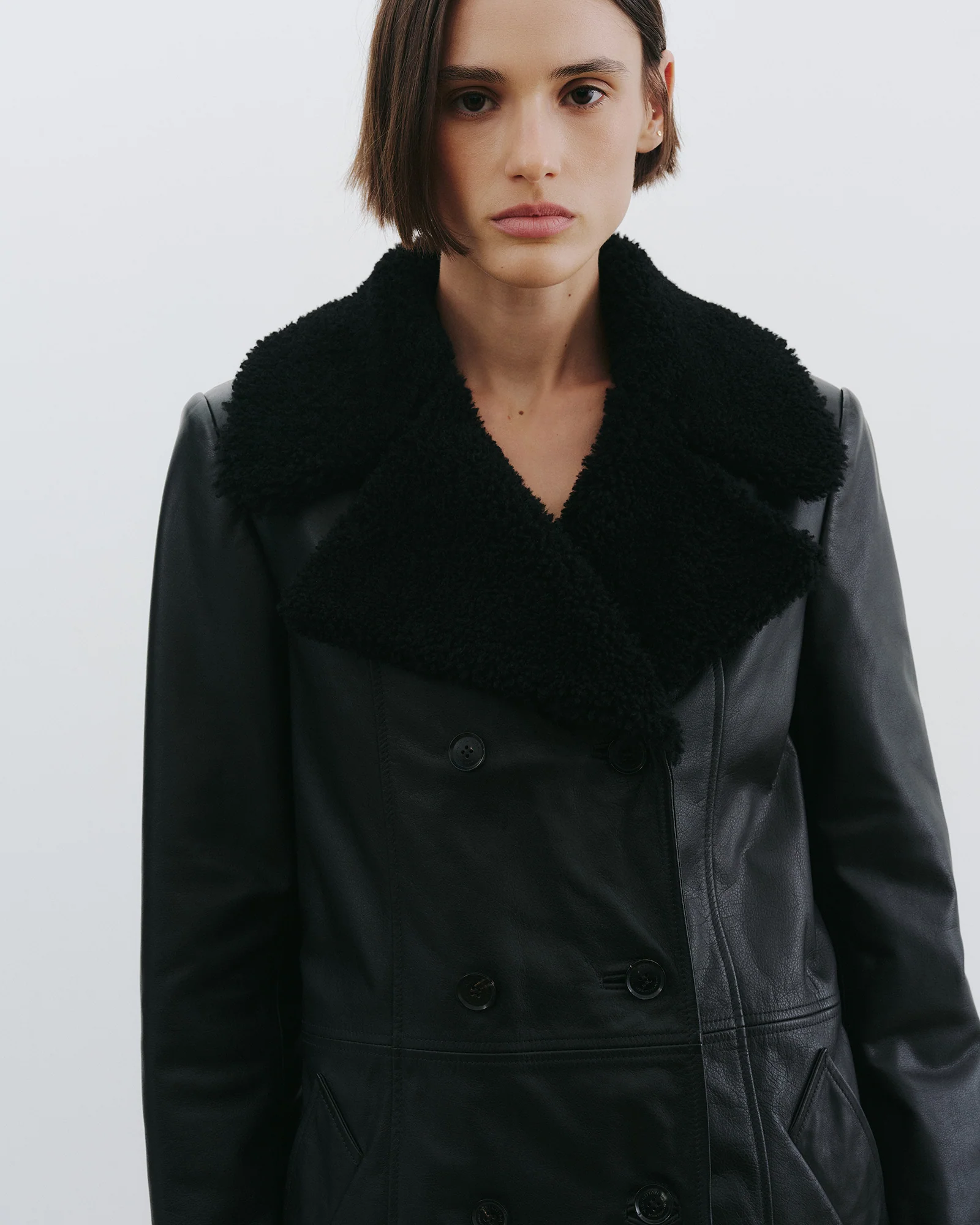 SANURA LEATHER COAT - Image 3