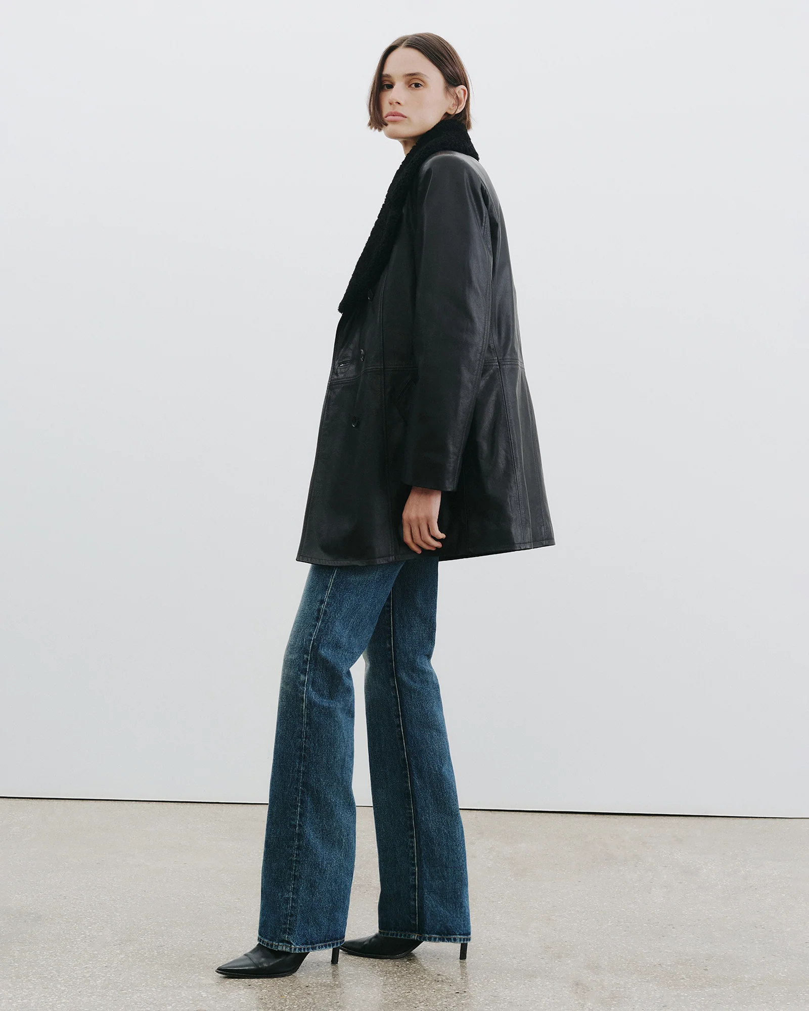 SANURA LEATHER COAT - Image 5