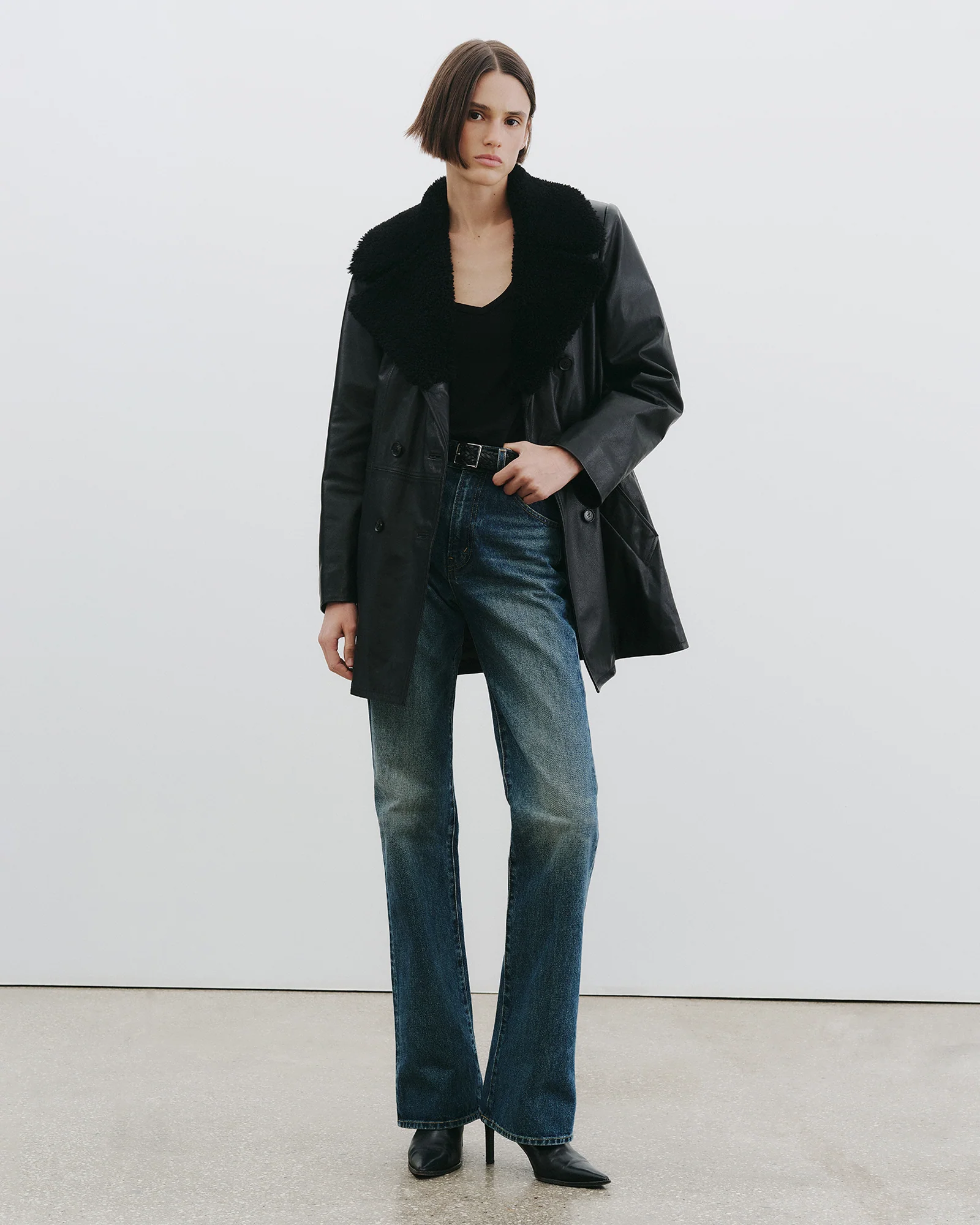 SANURA LEATHER COAT - Image 6