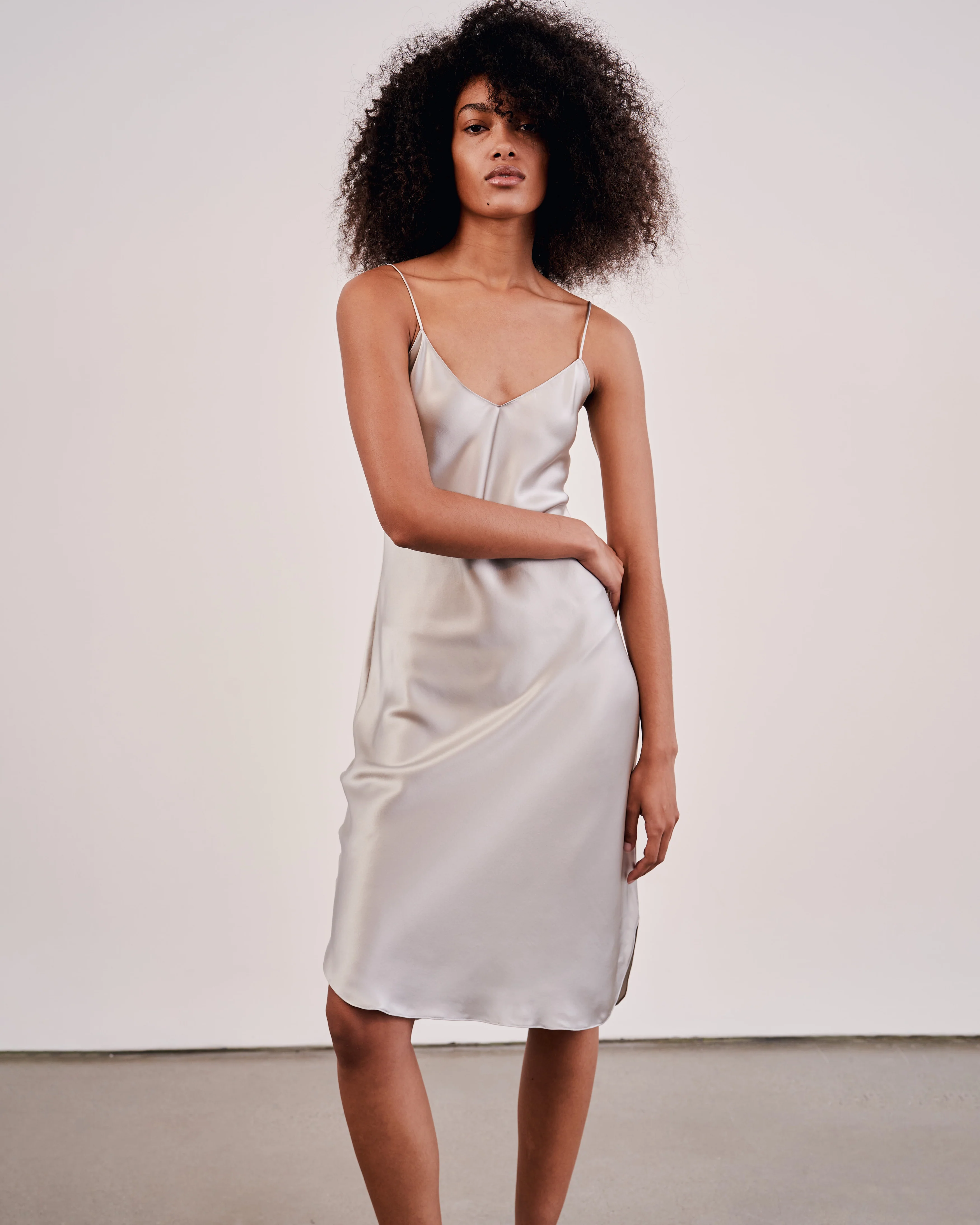 CAMI SILK DRESS - Image 43