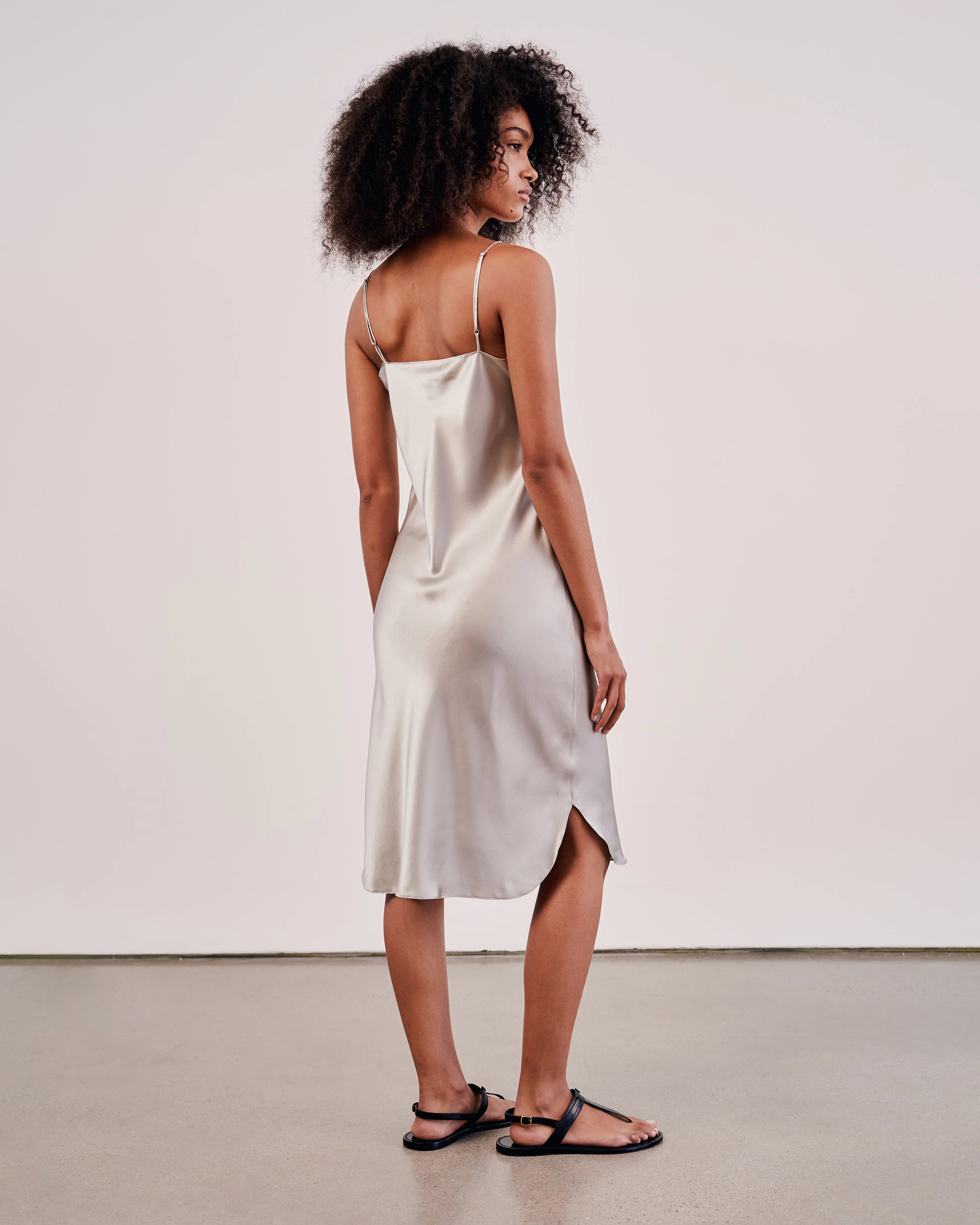 CAMI SILK DRESS - Image 44